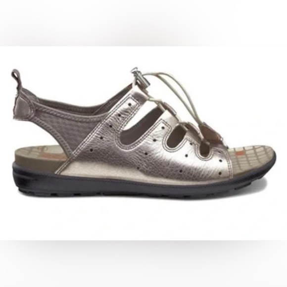 Perfect like new ECCO jab toggle moon rock sandal dress casual 42 11/11.5 - Picture 1 of 8